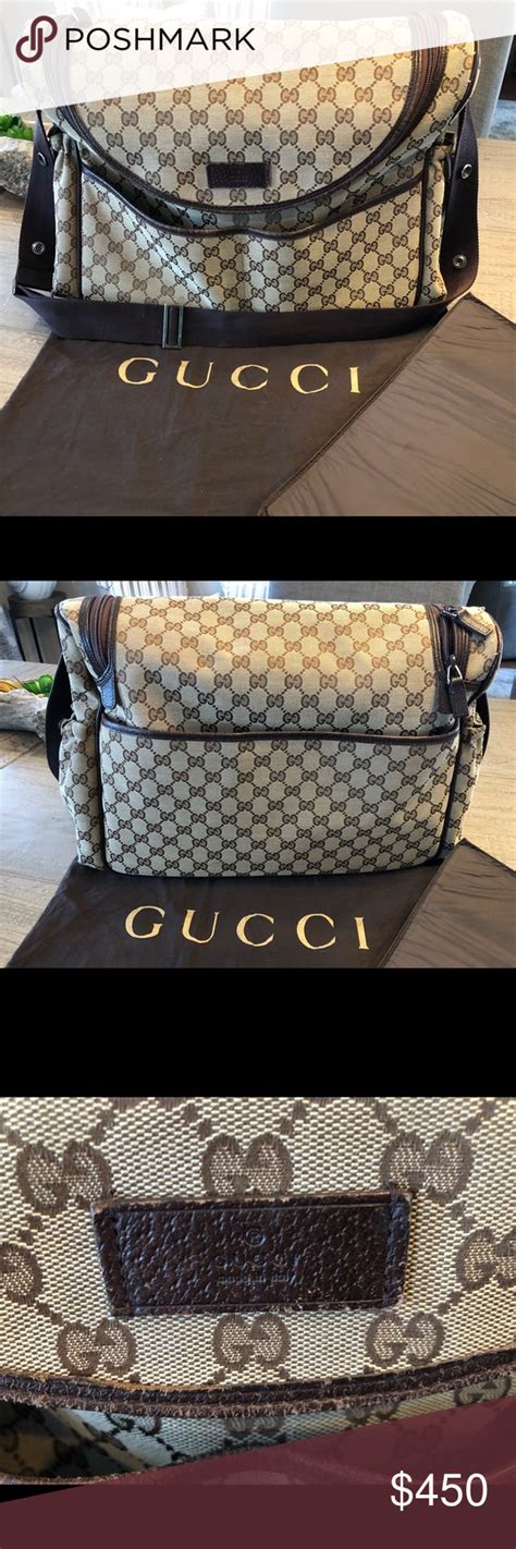 gucci nappy bag black|authentic gucci diaper bag sale.